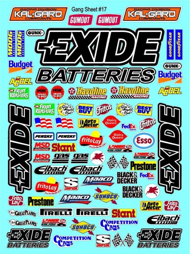 Clear vinyl sticker sheet 17 - vinyl,